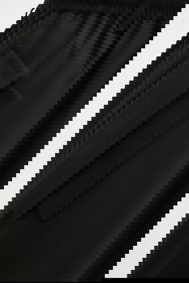 Housut Y-3 Y-3 Refined Wool Wide-Leg Trousers Musta | JX7275, 5