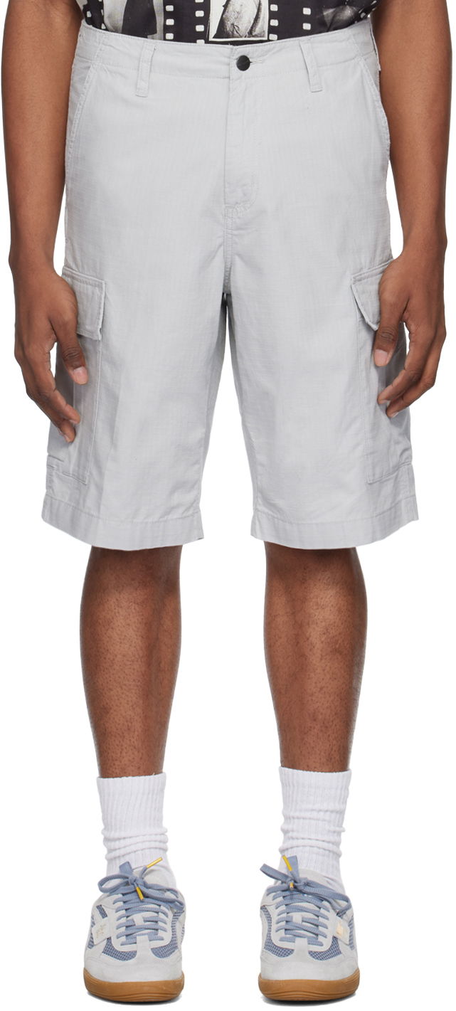 Shortsit Carhartt WIP Regular Fit Cargo Shorts Harmaa | I028246