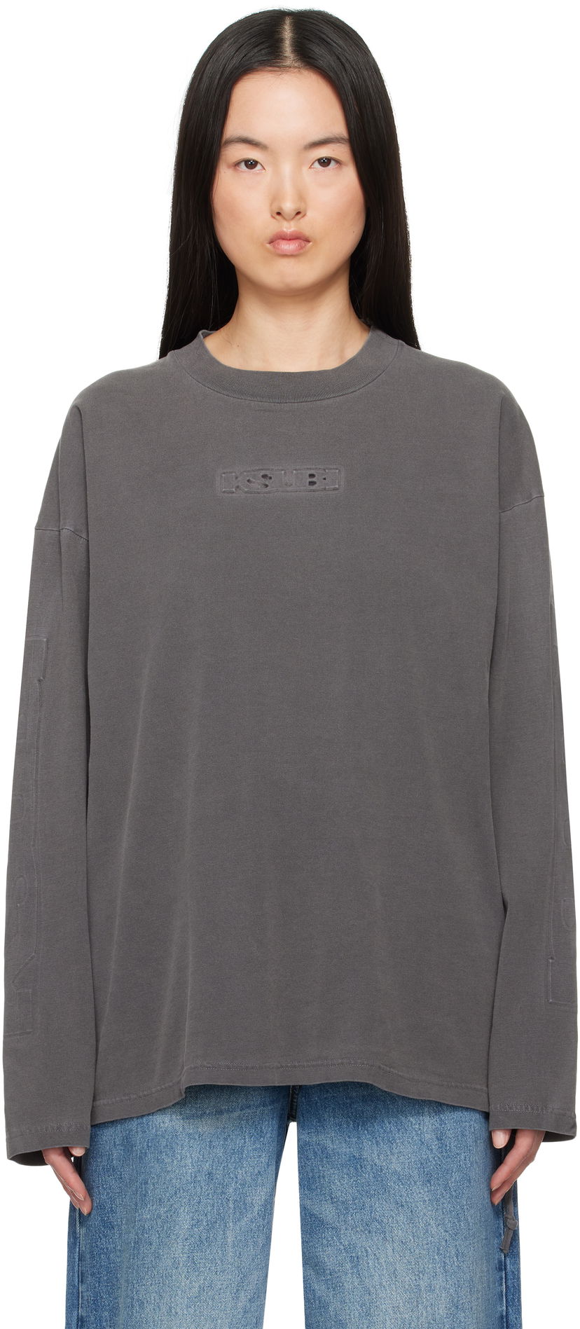 T-paita Ksubi Ksubi Sott Boyfriend Long Sleeve T-Shirt Harmaa | WSP25TE010