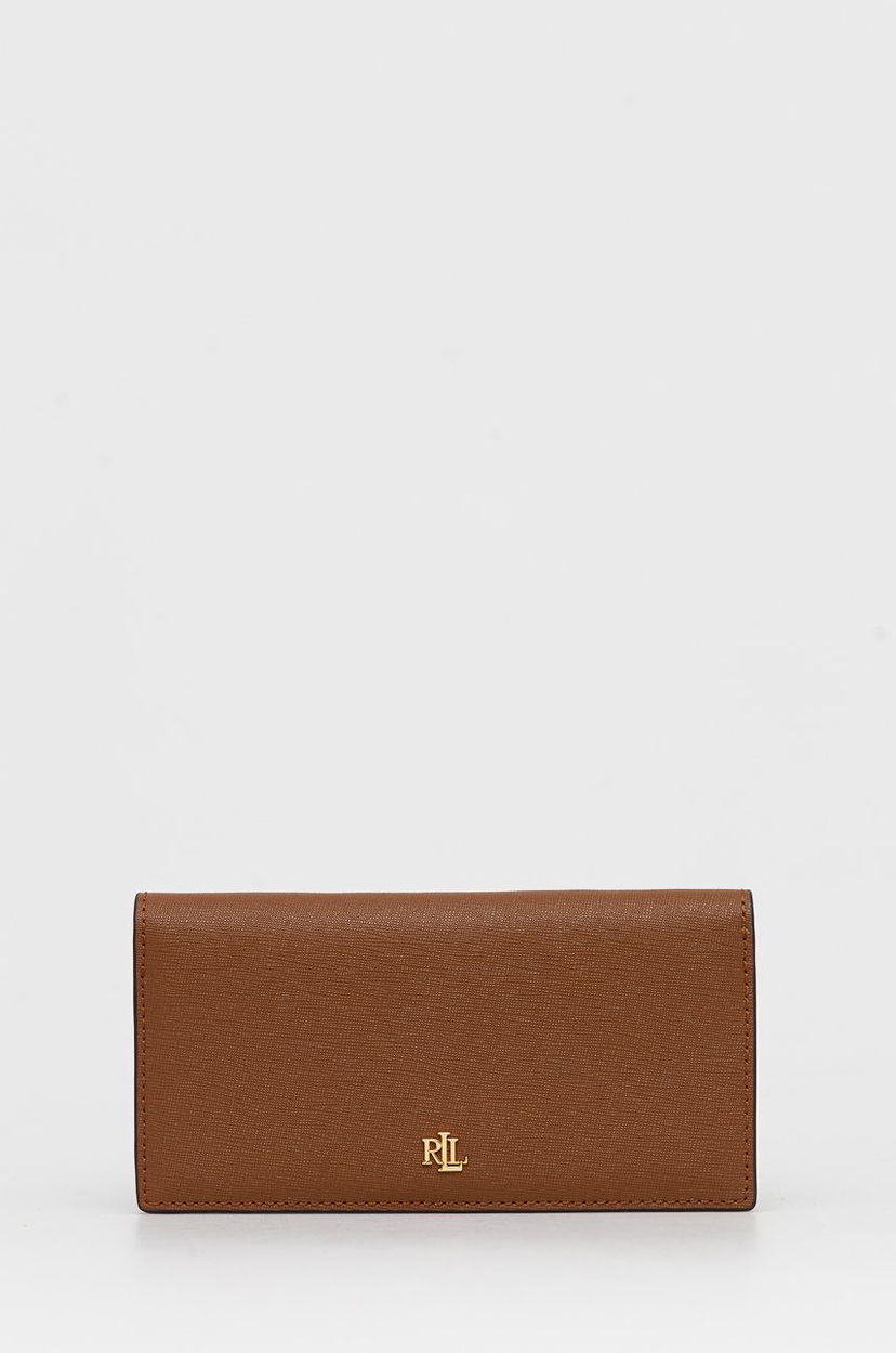 Lompakko Polo by Ralph Lauren Lauren Ralph Lauren Leather Wallet Ruskea | 432802917010