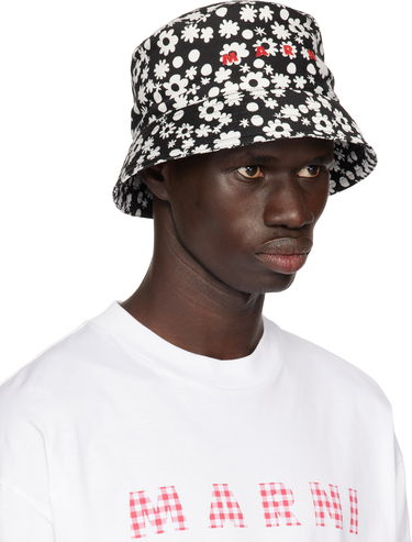 Hattu Marni Marni Pop Fields Bucket Hat Musta | CLZC0110PS UAC016, 1