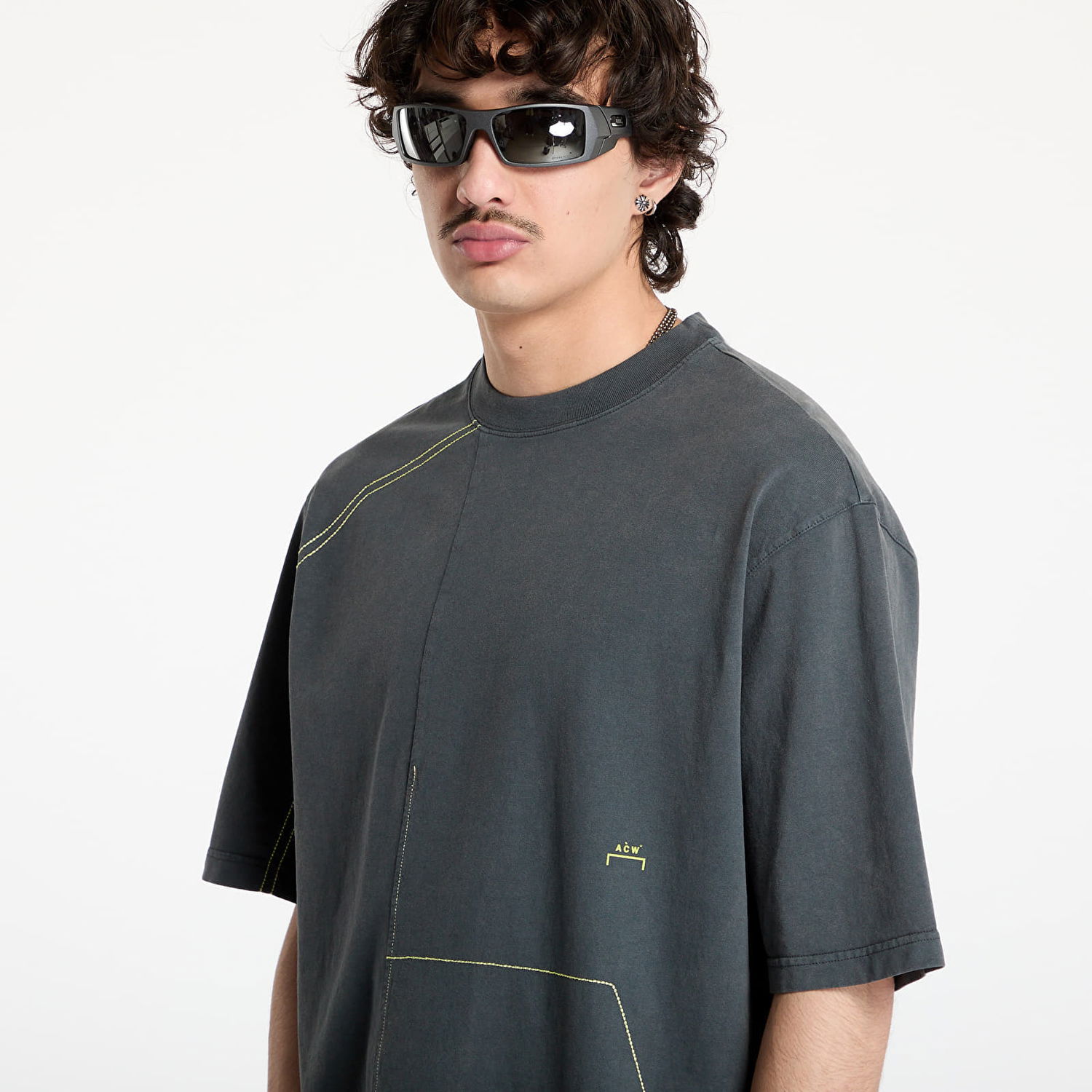T-paita A-COLD-WALL* A-COLD-WALL* Oblique T-Shirt Harmaa | ACWMTS208 Grey, 1