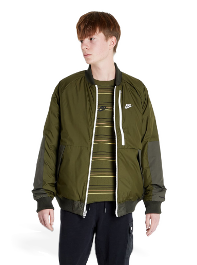Bomber-takki Nike Sportswear Therma-FIT Legacy M Reversible Bomber Vihreä | DD6849-326