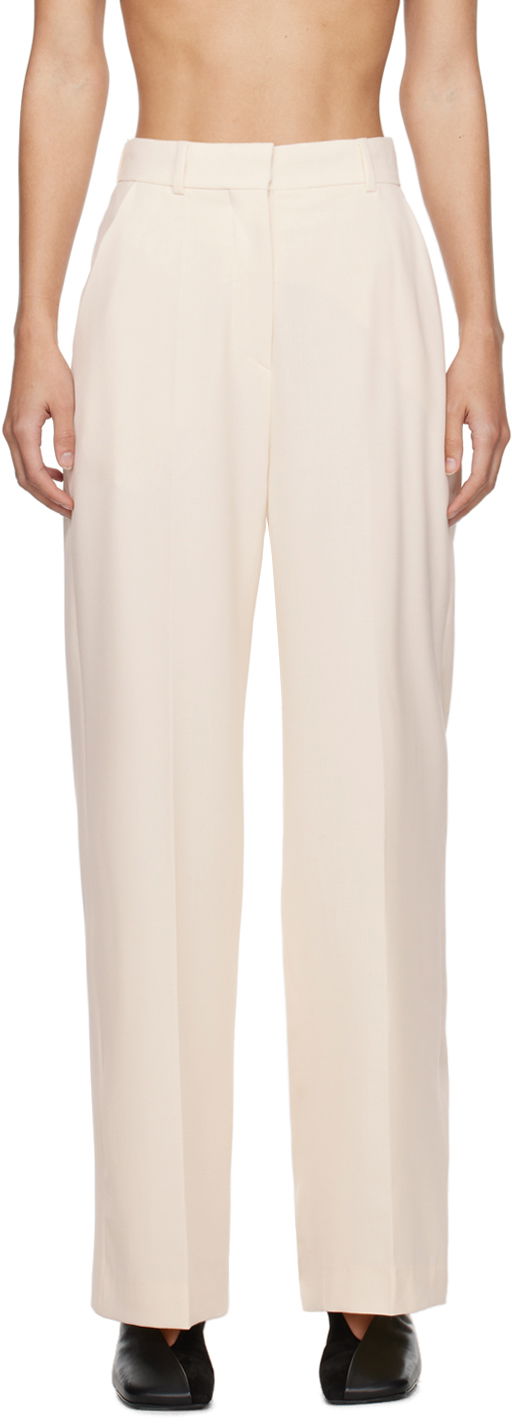 Housut Nanushka Lanai Trousers Valkoinen | NW24RSPA01471
