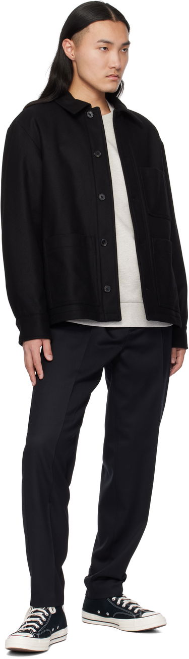 Takki A.P.C. Wool Chore Jacket Musta | WOAJS-H02713, 3