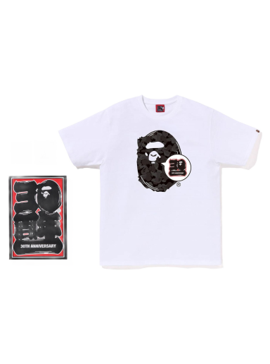 T-paita BAPE Store Aoyama 30th Anniversary Ape Head Tee Set Valkoinen | 1J22-110-015