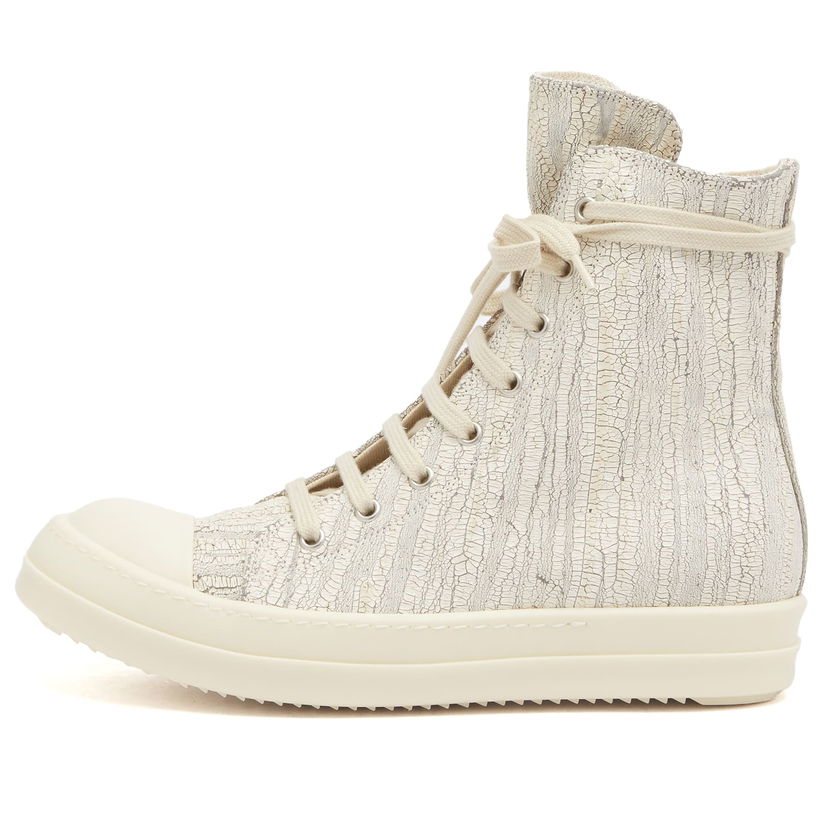 Tennarit ja kengät Rick Owens Rick Owens DRKSHDW Denim Leather High-Top 36 Valkoinen | DS01E3800-SMMC-1111