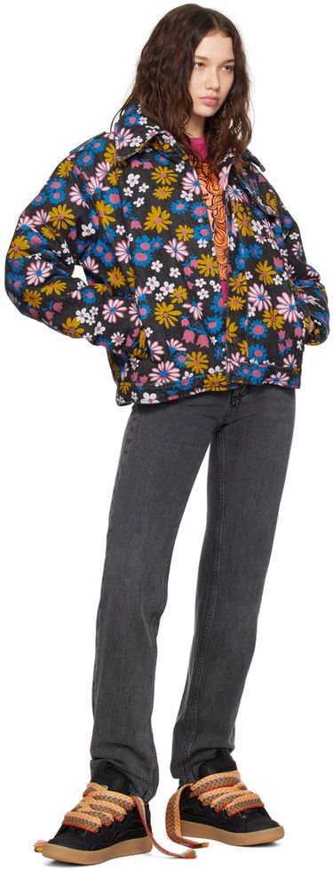 Takki ERL Floral Print Denim Jacket Monivärinen | ERL07J002, 3