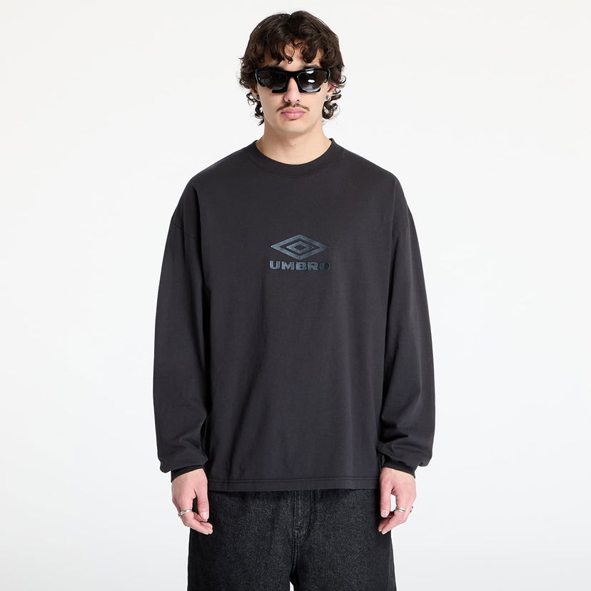 Huppari Umbro Umbro OG Logo Long Sleeve T-Shirt Musta | UBMW0237JY54 BLK0020