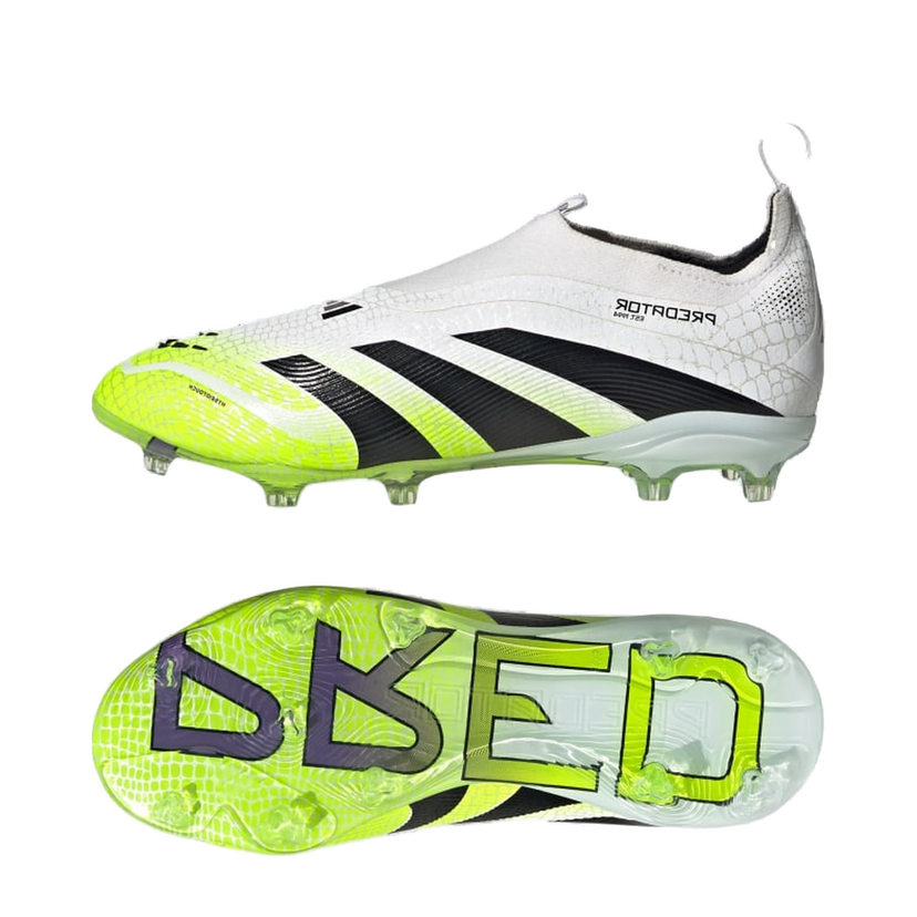 Tennarit ja kengät adidas Performance Predator Elite Laceless Firm Ground Boots Valkoinen | JP9912