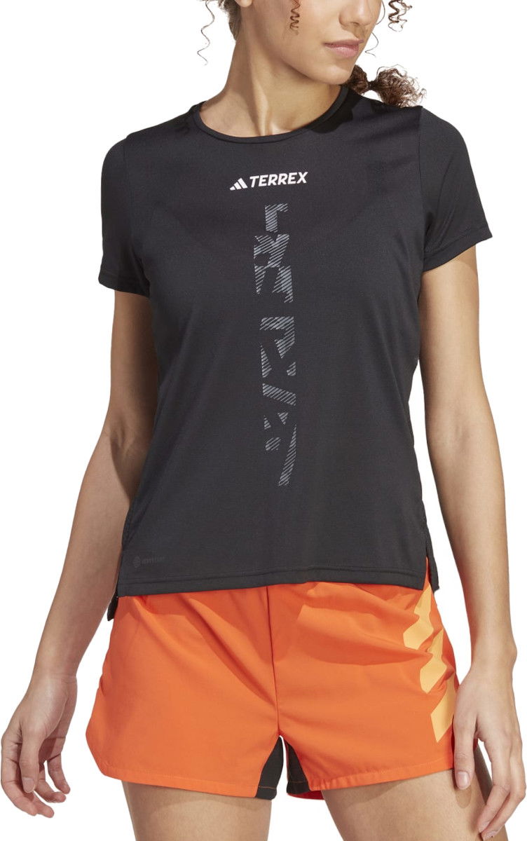 T-paita adidas Performance Terrex AGR SHIRT W Musta | ht9414