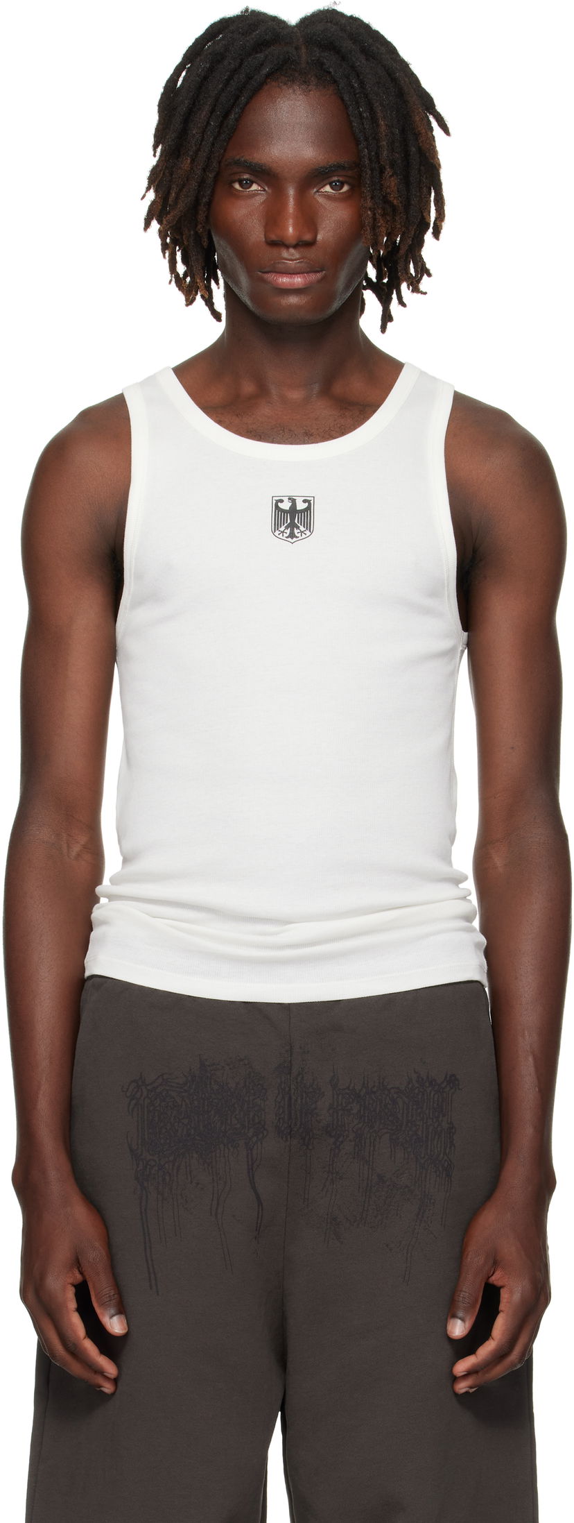 Tankkitoppi VETEMENTS VETEMENTS Eagle Tank Top Valkoinen | MH76TT320W
