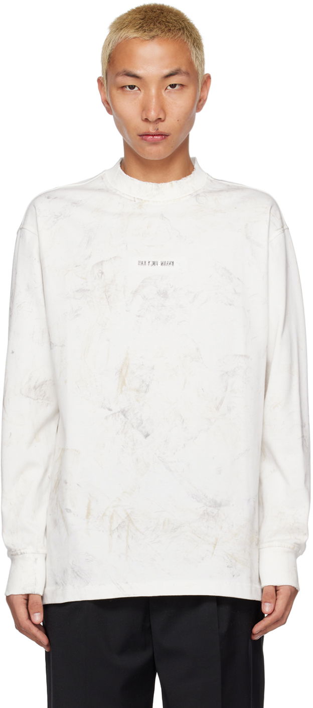 T-paita Han Kjøbenhavn Kjobenhavn Boxy Long Sleeve T-Shirt Valkoinen | M-132458