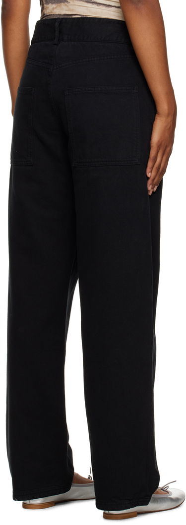 Housut Baserange Wide Leg Trousers Musta | TRIN-COB-WI23, 2