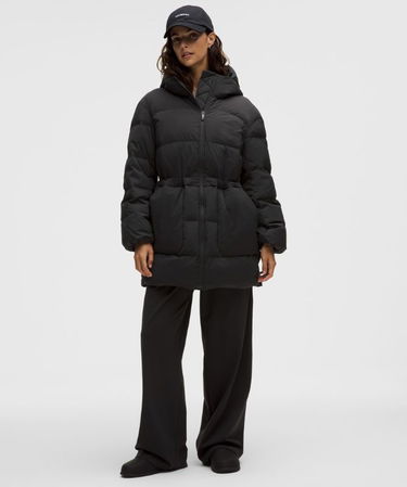 Puffer takki lululemon 600-Fill-Power Down Adjustable Waist Puffer Jacket Musta | prod20003739, 8