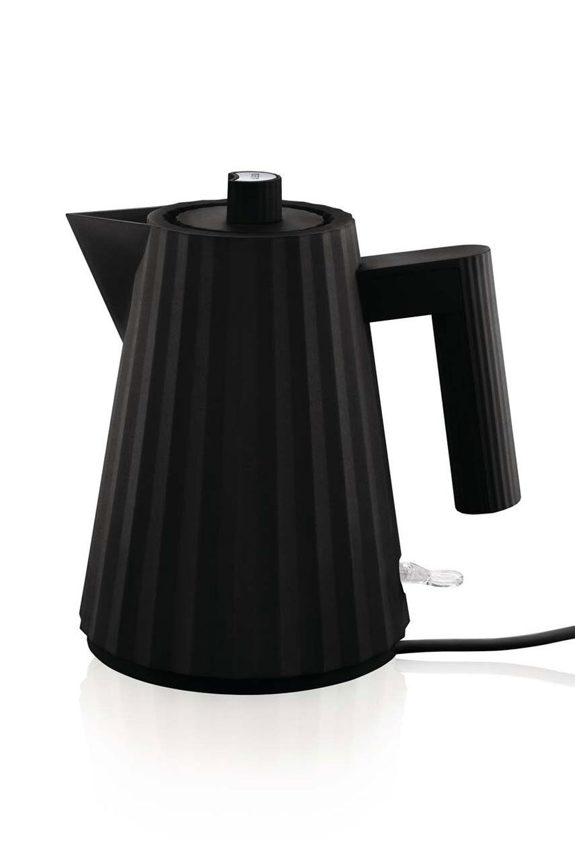 Kodin sisustus Alessi Plisse Electric Water Kettle Musta | MDL06.1.B