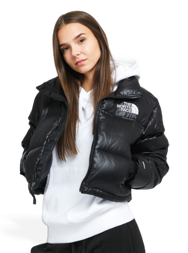 Puffer takki The North Face Nuptse Short Jacket Musta | NF0A5GGEJK3