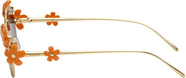 Aurinkolasit Loewe Signature Round-Frame Floral Applique Sunglasses Metallinen | LW40173UM5130F 840126861532, 2