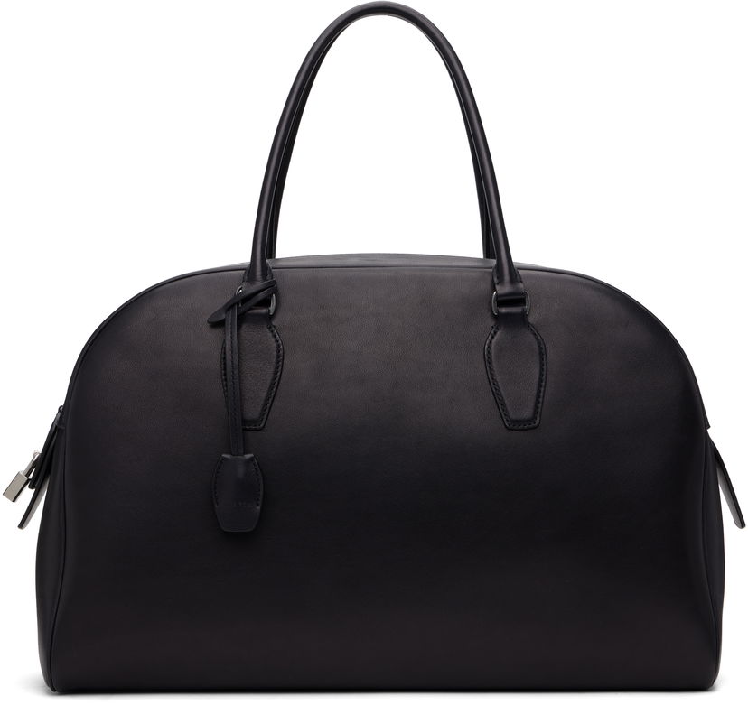 Matkalaukku The Row The Row India 15.75 Leather Travel Bag Musta | W1594-L72