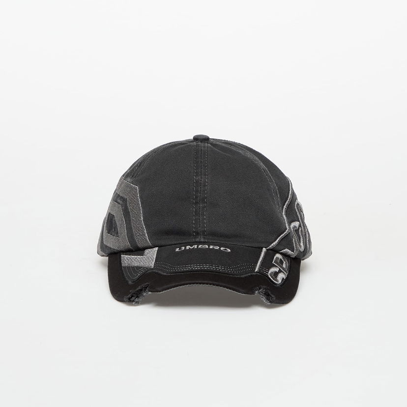 Korkki Umbro Spycam Distressed Graphic Baseball Cap Musta | UBMW231FA18 GRY0003