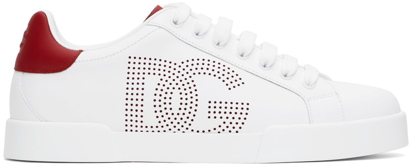 Tennarit ja kengät Dolce & Gabbana Portofino Calfskin Valkoinen | CS2277AV066