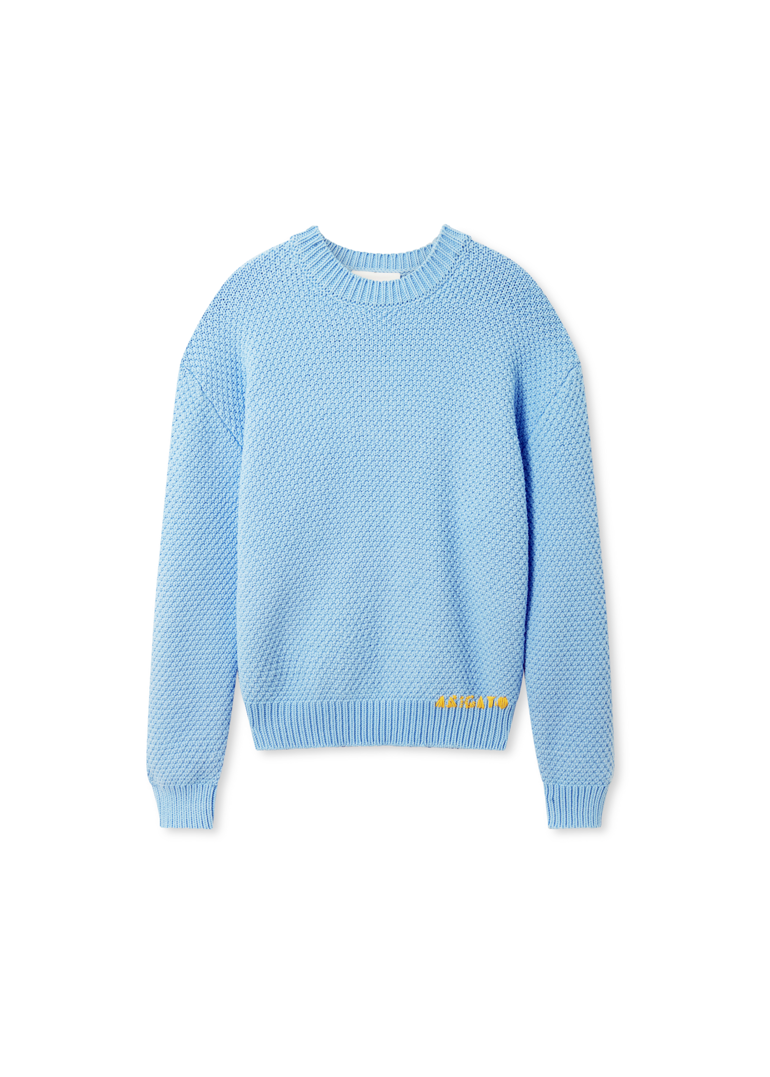Villapaita AXEL ARIGATO Block Knit Crew Neck Sweater Sininen | A3331002, 1