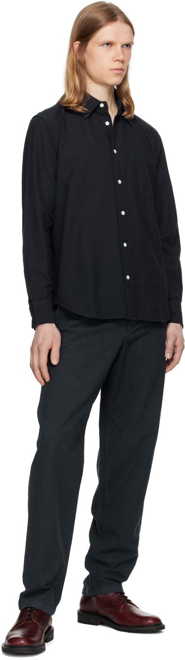 Paita NORSE PROJECTS Norse Projects Algot Relaxed Cotton Linen Shirt Musta | N40-0832, 3