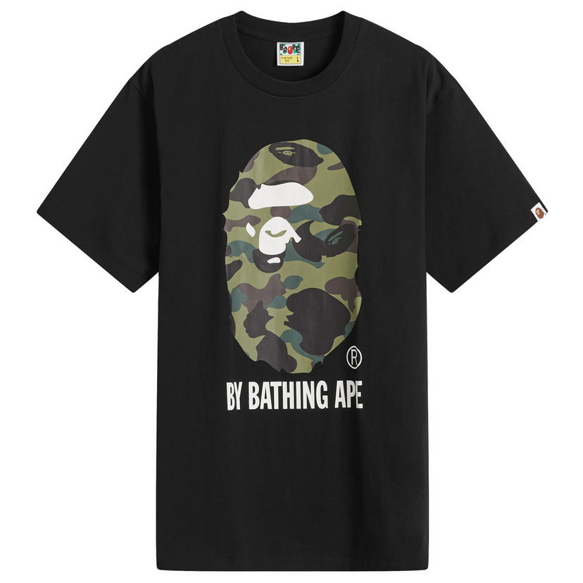 T-paita BAPE Bathing Ape ABC Camo By Bathing Ape T-Shirt Black Green Large Vihreä | 001TEK801012M-BKG