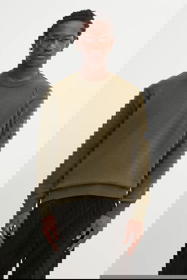 Villapaita C.P. Company C.P. Company Wool Blend Sweater Vihreä | RFCMKN707A110149A, 0