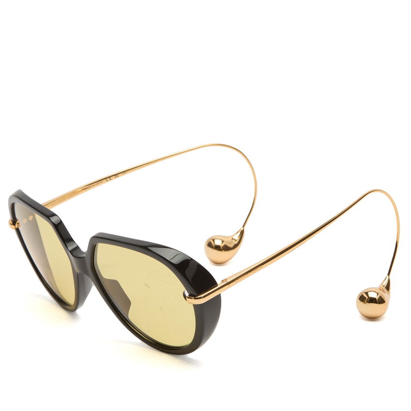 Aurinkolasit Bottega Veneta Drop Sunglasses Musta | BV1436S-001