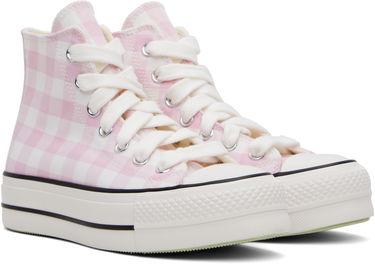 Tennarit ja kengät Converse Chuck Taylor All Star Lift Platform Gingham Vaaleanpunainen | A13663C, 2