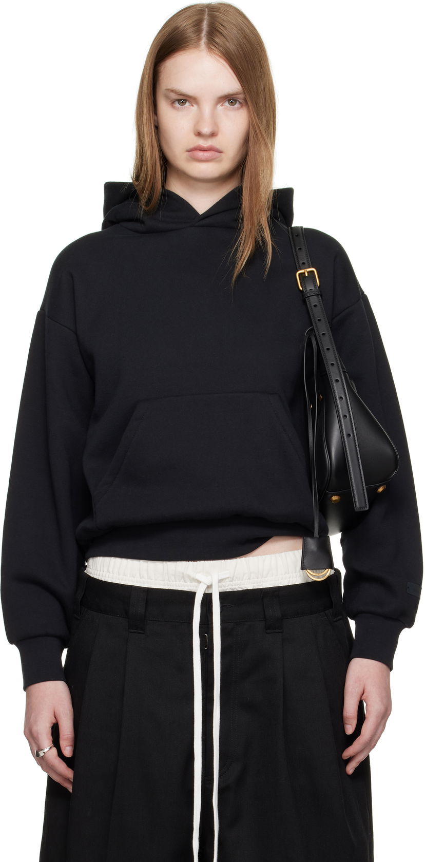 Huppari Fear of God Fear of God ESSENTIALS Classic Fit Hoodie Musta | 192SP255540FW