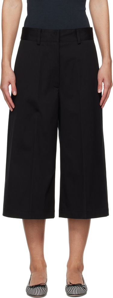 Shortsit MSGM MSGM Cotton Bermuda Shorts Musta | 3841MDB04 257138, 0
