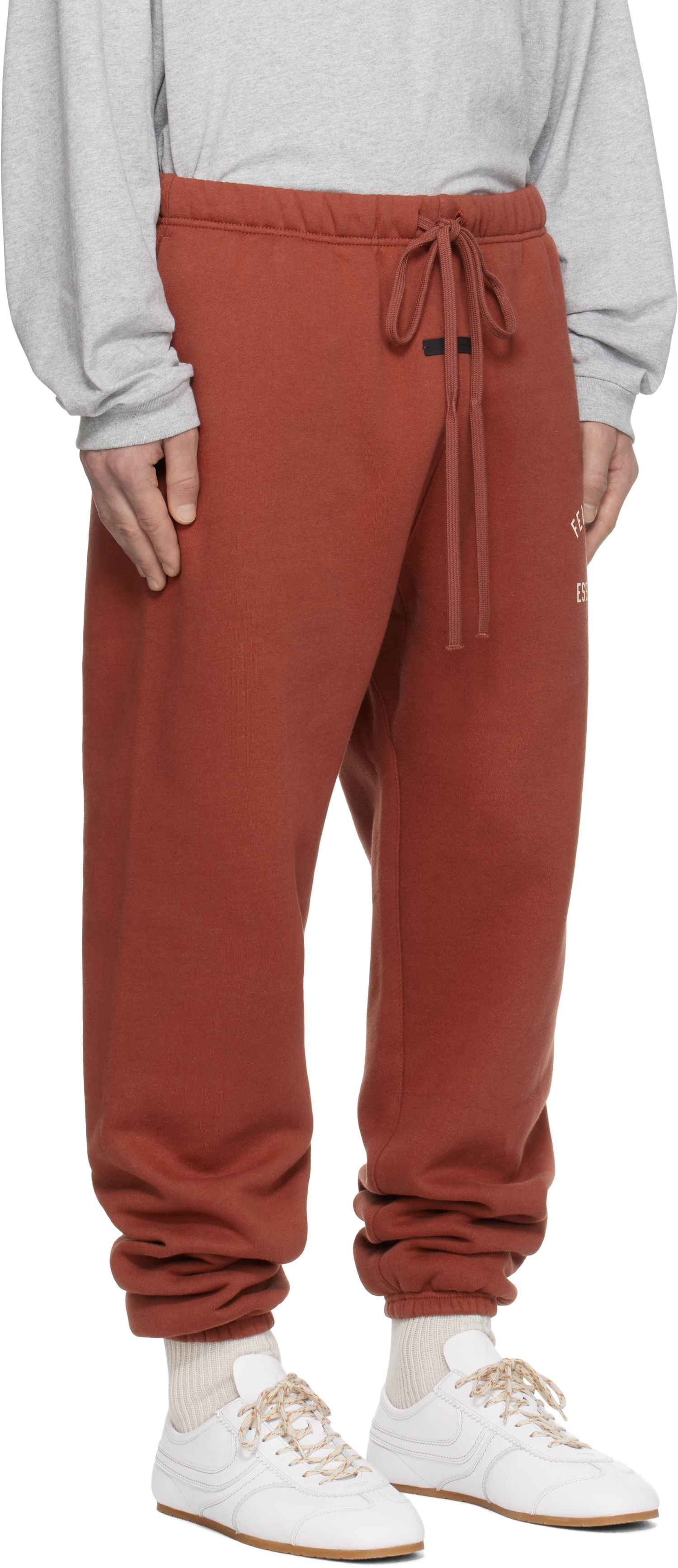 Verryttelyhousut Fear of God Fear of God ESSENTIALS Fleece Sweatpants Punainen | 130HO242026F, 1