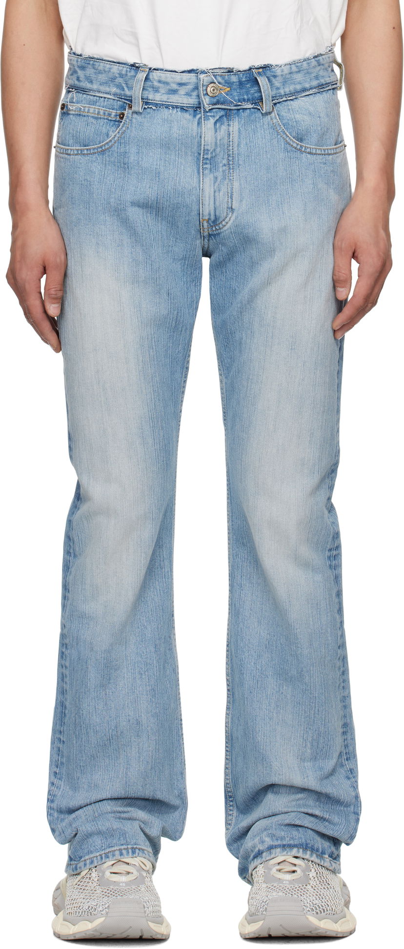 Jeans Balenciaga Balenciaga Low-Waist Jeans Sininen | 814225TRW59