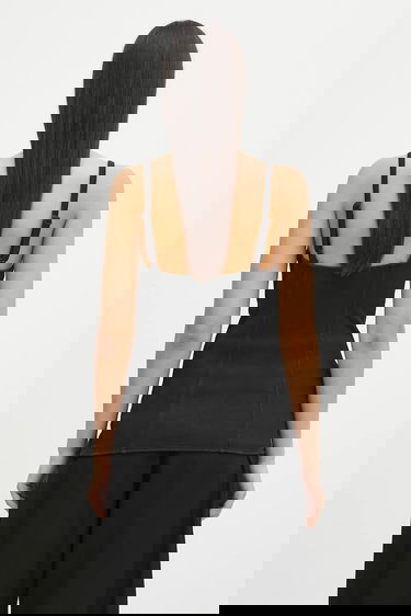 Tankkitoppi OUR LEGACY Our Legacy Cami Tank Top Musta | W2256CW, 2