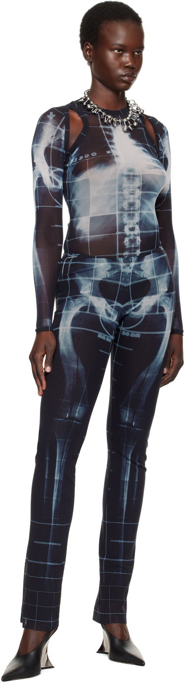 Leggingsit Jean Paul Gaultier Jean Paul Gaultier 'The Squeletor' Bodysuit Musta | 25/33-F-BD058-T580-005956, 3