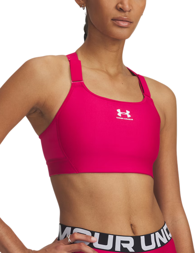 Rintaliivit Under Armour HeatGear High Sports Bra Vaaleanpunainen | 1379195-681