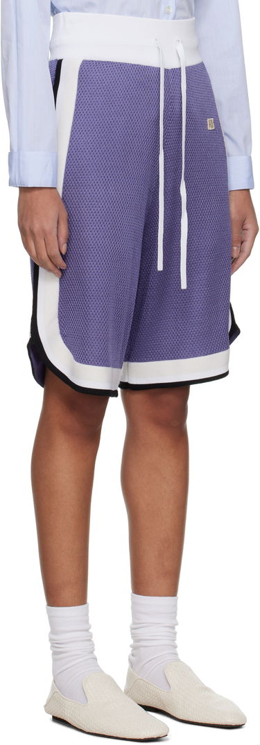 Shortsit Wales Bonner Wales Bonner Rio Knit Shorts Violetti | US25KN11-KN01-500, 1