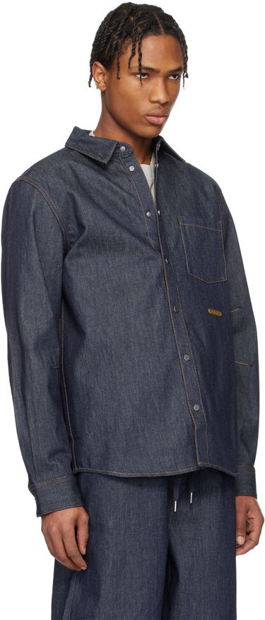 Paita Helmut Lang Helmut Lang Curved Classic Denim Shirt Sininen | O09DM501, 1