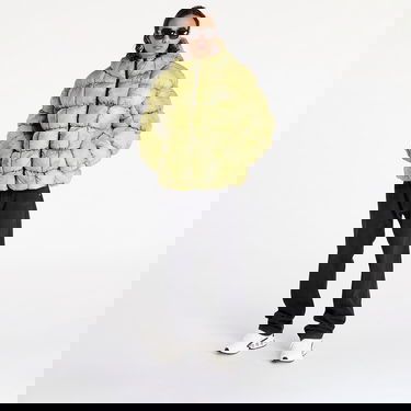 Puffer takki Karl Kani Jacket Sport Patch Square Quilted Puffer Jacket Lime Green L Keltainen | 60760018, 5