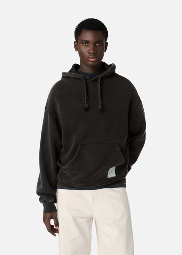 Huppari AXEL ARIGATO Washed Effect Hoodie with Patch Musta | A2993001, 2