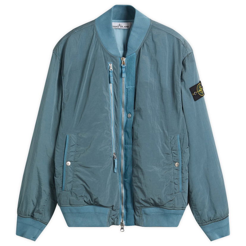 Bomber-takki Stone Island Nylon Metal EcoNyl PrimaLoft Bomber Jacket Turkoosi | K2S154100038-V002B