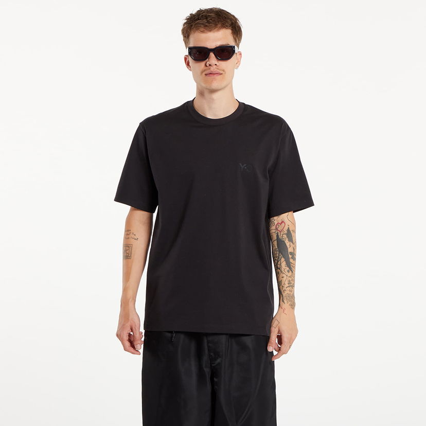 T-paita Y-3 Regular Short Sleeve Tee Black Musta | IW0066