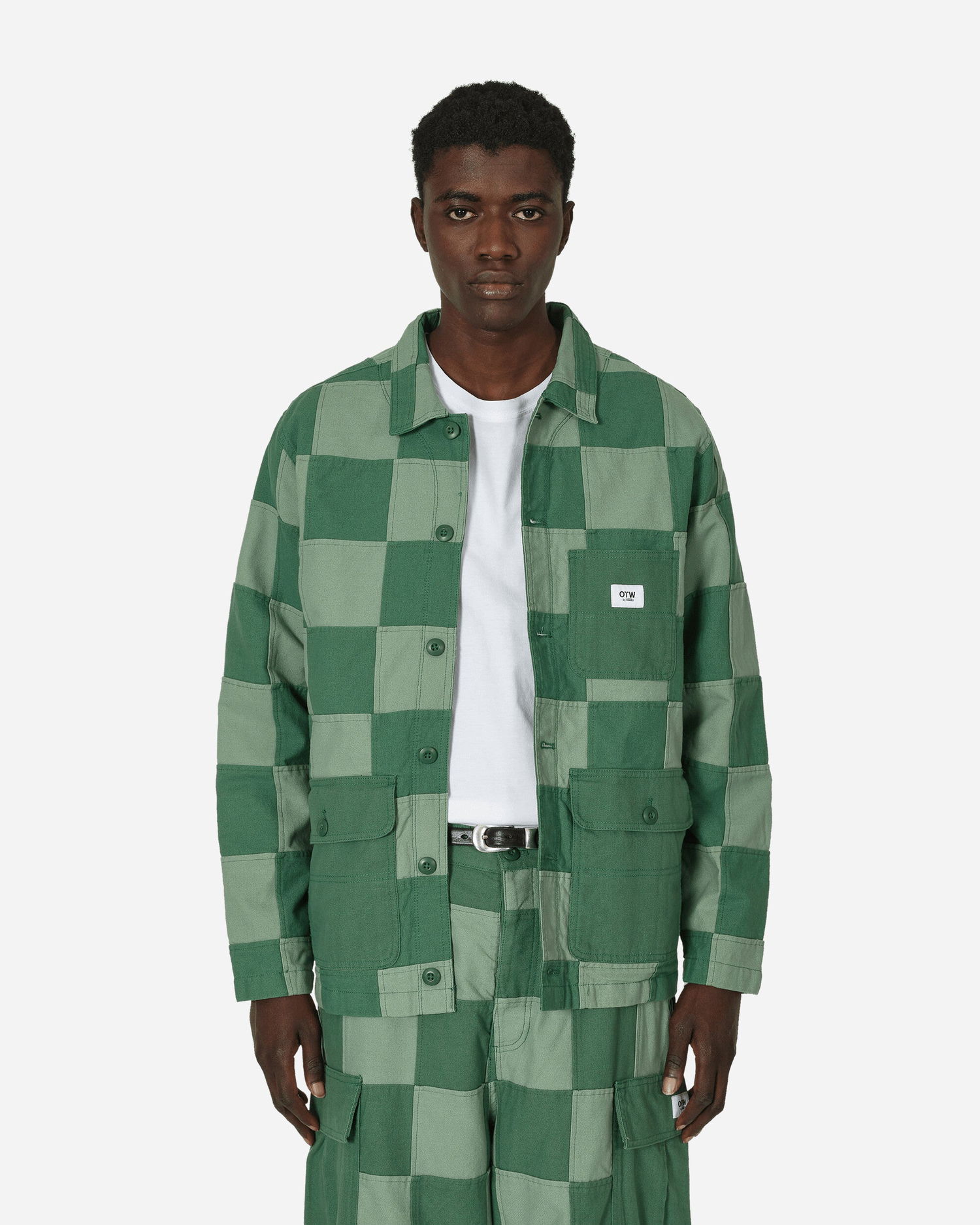 Huppari Vans Patchwork Drill Chore Coat Myrtle Vihreä | VN000GBSV1D1, 0