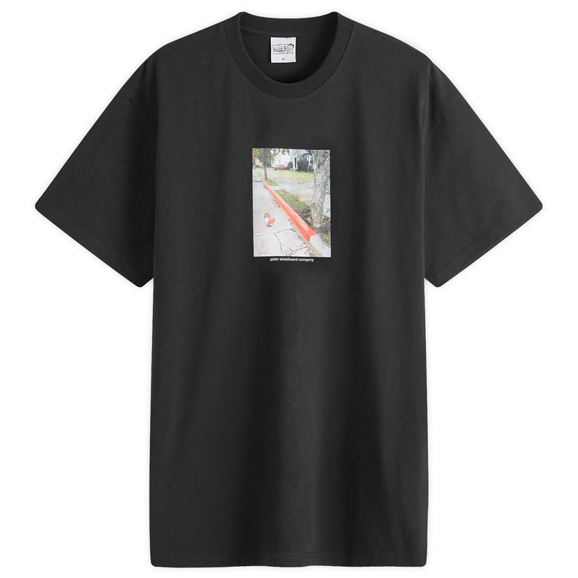 T-paita Polar Skate Co. Red Curb T-Shirt Musta | PSC-F24-38