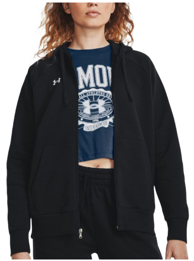 Huppari Under Armour UA Rival Fleece FZ Musta | 1379497-001