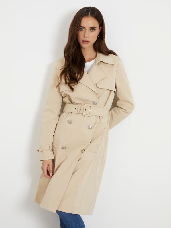 Trenssitakki GUESS Classic Trench Beige | W4RL00WF5Z2, 0
