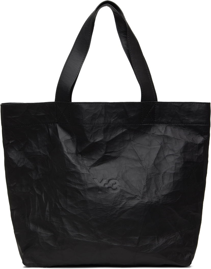 Kangaskassi Y-3 Y-3 Crinkled Tote Musta | JD2900