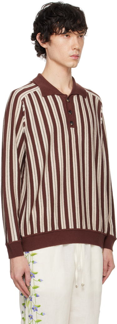 Villapaita Bode Bode Hogan Stripe Polo Vihreä | MRF24KT006, 4